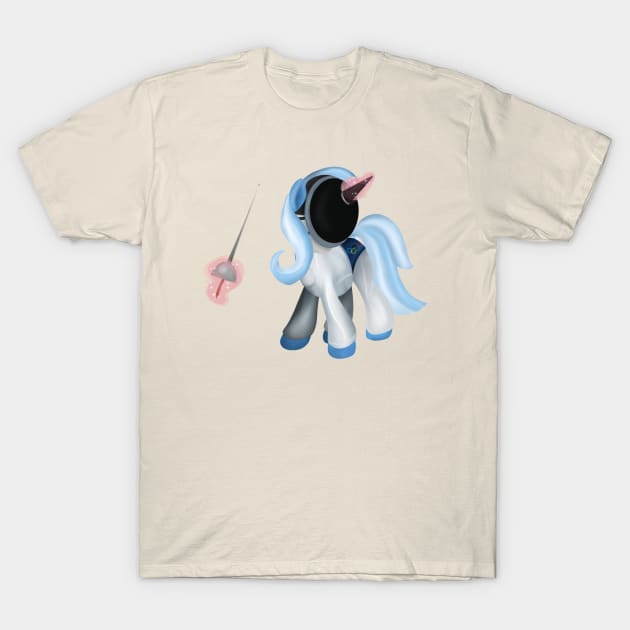 Fencing Trixie T-Shirt by Ilynalta